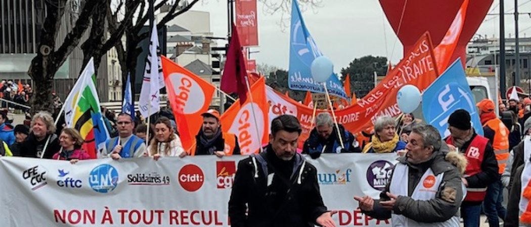 Angers : la mobilisation contre la réforme des retraites n’a pas faibli