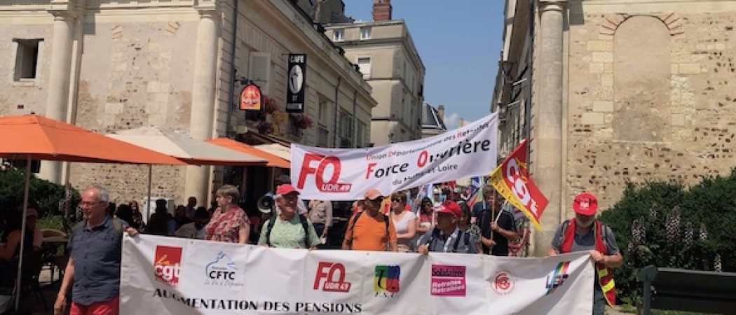 Angers : les retraités étaient dans la rue pour leur pouvoir d’achat