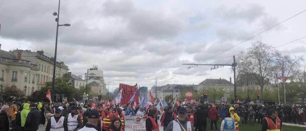 Angers manifestation du 13 avril : une mobilisation en légère baisse