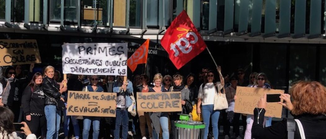 Angers : mouvement de grève au Conseil départemental du Maine-et-Loire