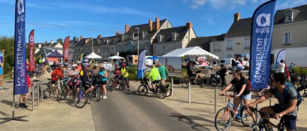 Anjou : gros succès de la fête du vélo avec 26 500 cyclistes au bord de la Loire